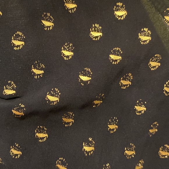 Navy and gold Polka dot dress - Picture 3 of 3